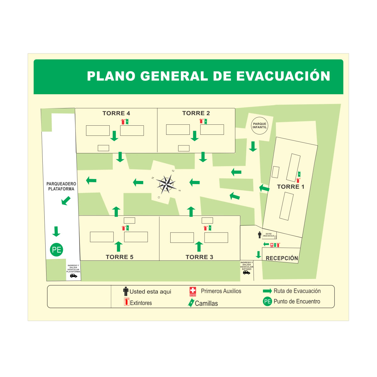 planos de evacuacion